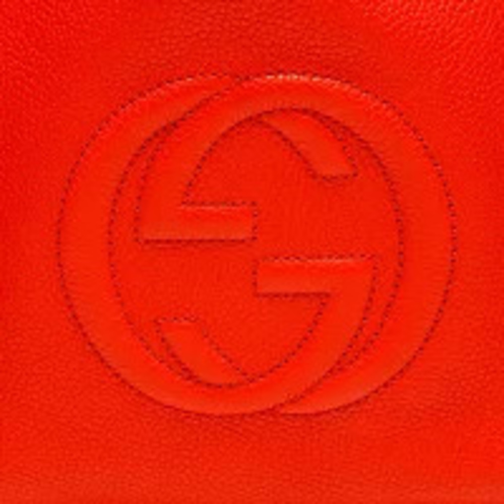 Gucci Soho Tassel Leather Handbag Orange - Picture 9 of 13